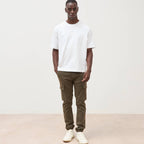 Pantalon battle bas resserré vert kaki homme