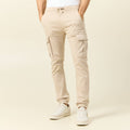Pantalon battle bas resserré beige homme