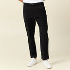 Pantalon cargo noir homme