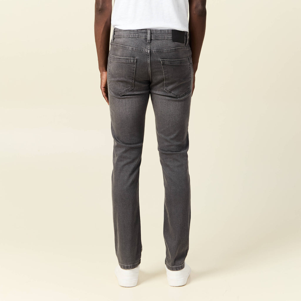 Jeans slim longueur 32 denim gris homme