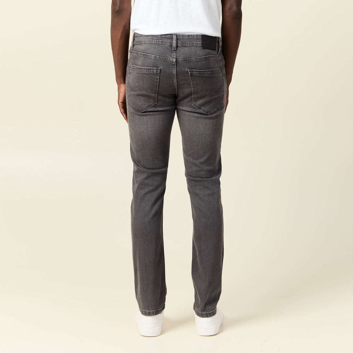 Jeans slim longueur 32 denim gris homme