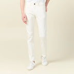 Jeans slim longueur 32 denim blanc homme