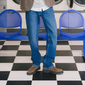 Jeans regular longueur 34 denim used homme