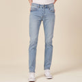 Jeans slim 5 poches denim used homme