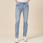 Jeans slim 5 poches denim used homme