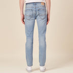 Jeans slim 5 poches denim used homme