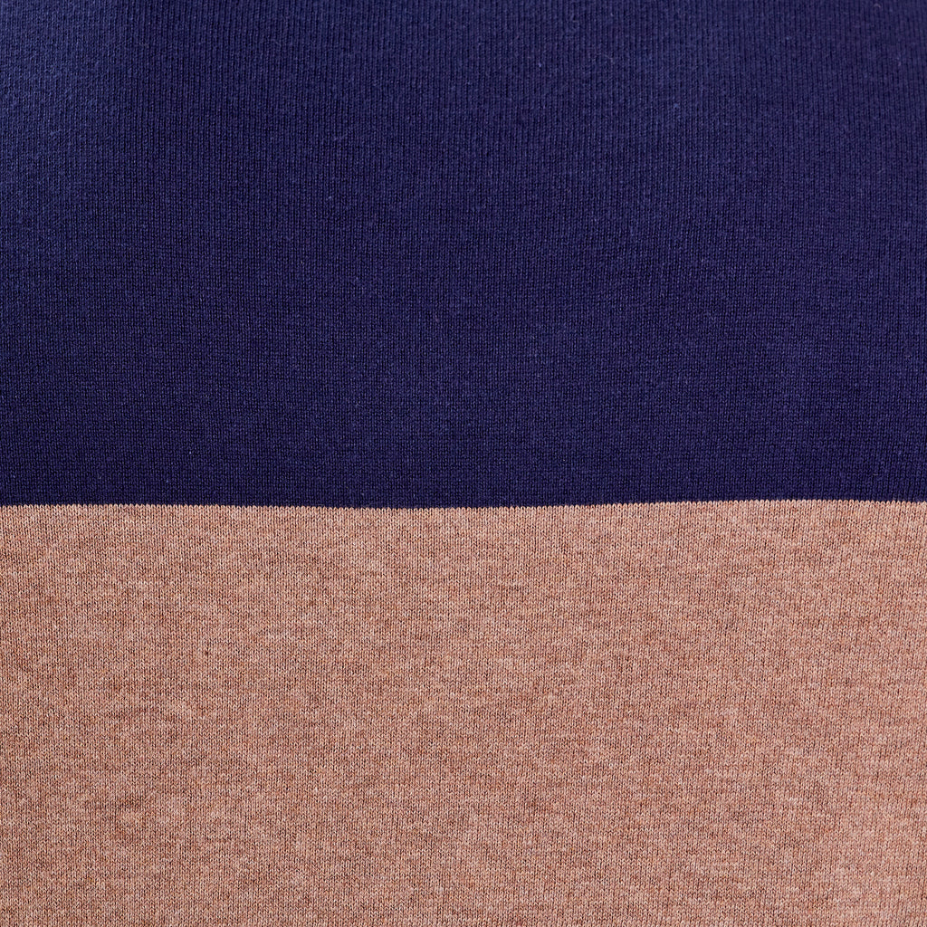 Pull manches longues beige homme