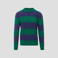 Pull manches longues bleu marine homme
