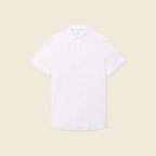 Chemise manches courtes blanc homme