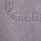 Surchemise manches longues denim gris homme