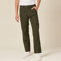 Pantalon large vert kaki homme