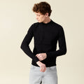 Pull manches longues noir homme