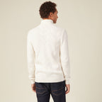 Pull manches longues ecru homme