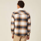 Veste surchemise ample ecru homme