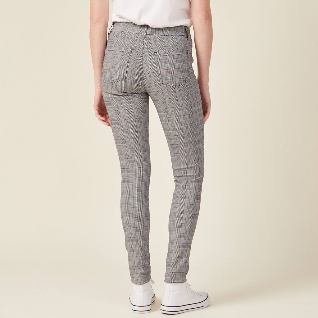 Pantalon skinny gris femme