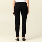 Jeans slim 7/8ème denim noir femme