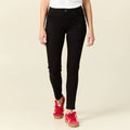 Jeans skinny push up 7/8ème denim noir femme