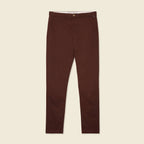 Pantalon chino longueur 32 bordeaux homme