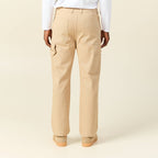 Jeans droit 5 poches beige homme