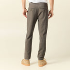 Pantalon chino jogger taupe homme