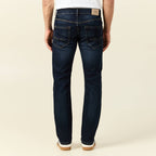 Jeans straight longueur 32 denim brut homme