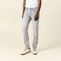 Jeans slim 5 poches denim snow gris homme