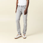 Jeans slim 5 poches denim snow gris homme