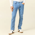 Jeans straight fabriqué en France denim stone homme