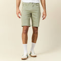 Bermuda droit 5 poches vert olive homme