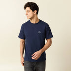 T-shirt manches courtes bleu marine homme