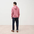 Sweat à capuche vieux rose homme