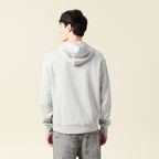 Sweat à capuche gris homme