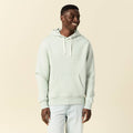 Sweat à capuche vert clair homme