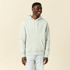 Sweat à capuche vert clair homme