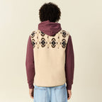 Gilet sans manches zippé ecru homme