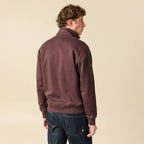 Sweat manches longues marron foncé homme