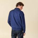 Sweat manches longues bleu foncé homme
