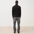 Pull manches longues noir homme