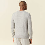 Pull manches longues gris homme